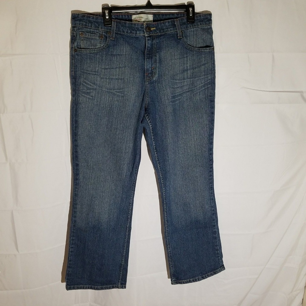 Levi Strauss  Misses Mid Rise Bootcut Size 16 S